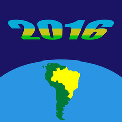 Obraz premium Latin America. Brazil 2016. 