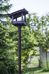 bird feeder in the garden