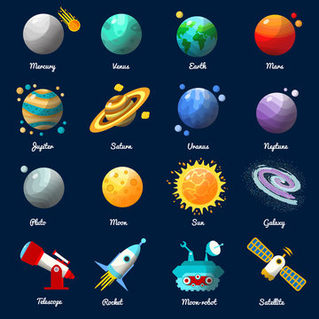 Space Universe Icon Set