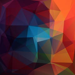 Background of geometric shapes. Colorful mosaic pattern. 