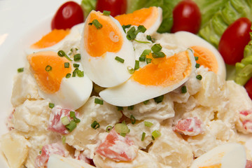Potato and Boiled egg salad