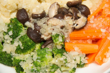 Cooked mixed vegetables