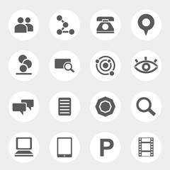 Web icons set.