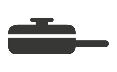 pan fry isolated icon design