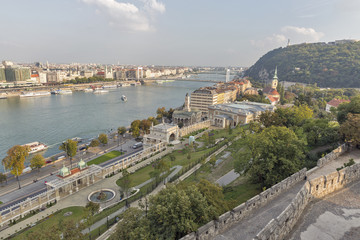 View over Budapest from Buda Castle wall © Panama