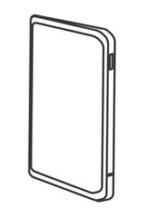 cellphone with touchscreen icon