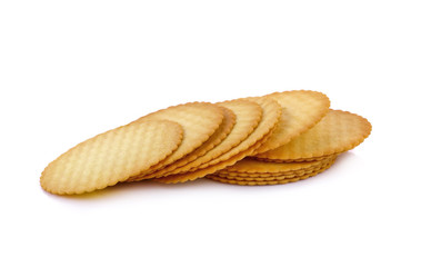 Cracker isolated on white