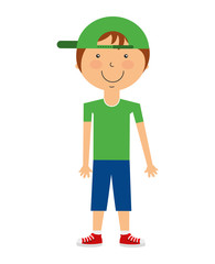 boy avatar isolated icon design