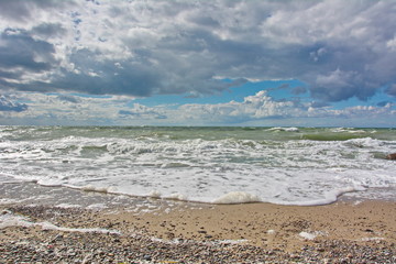 Meer Strand Wolken