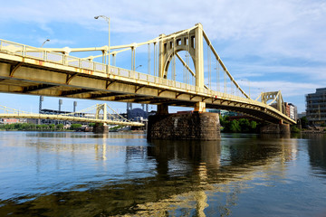 Obraz premium Bridge in Pittsburgh, Pennsylvania