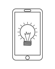 Smartphone design. Gadget concept. Vector graphic