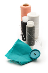 Thread bobbins and needles