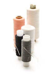 Thread bobbins and needles