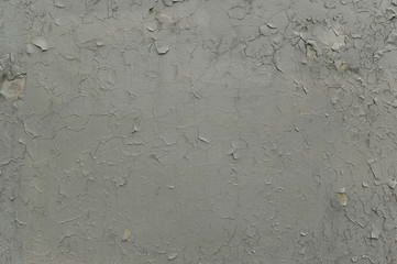 Grey Paint Peeling Off the Wall