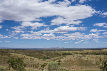 Fototapeta na wymiar Outback landscape, East Macdonnell Ranges, Northern Territory, Australia