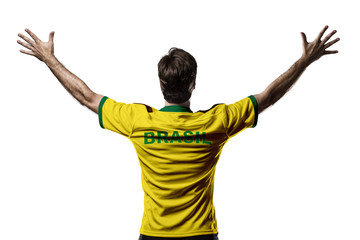 Brazilian Athlete Celebrating