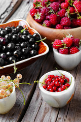 raspberry and currants