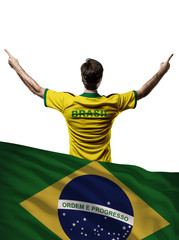 Brazilian Athlete Celebrating