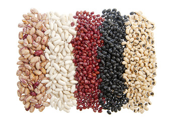 5 varieties of beans - 115251214