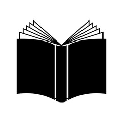 Education and books in black and white colors, vector illustration graphic.