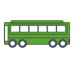 Bus icon, Transport service theme design, vector illustration icon.
