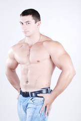 Fototapeta premium Strong athlete