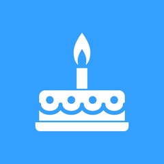 Cake - vector icon.