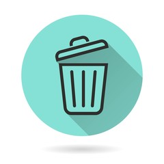 Bin - vector icon.