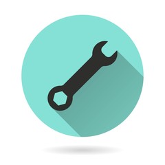 Wrench - vector icon.