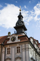 Fototapeta na wymiar The Jewish Town Hall in Prague, Czech republic