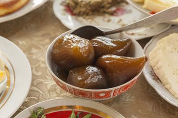 Georgian fig jam, whole fruit
