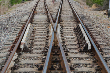 Fototapeta na wymiar view of the railway