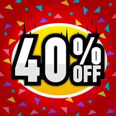40% sale