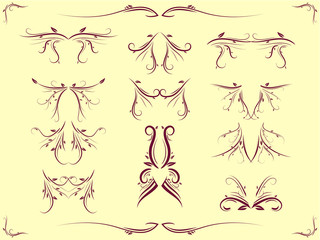 Fototapeta premium vintage calligraphic