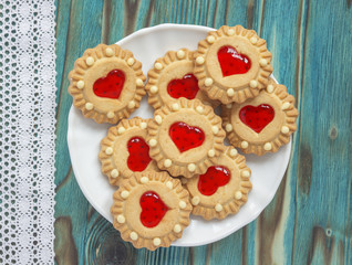 Sweet jelly cookies