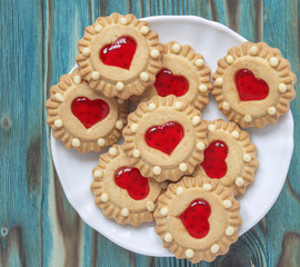 Sweet jelly cookies