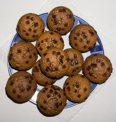 muffins on the plate