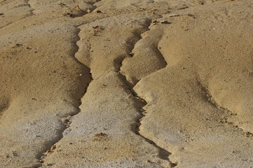 Ausgetrocknete Wasserläufe auf Island