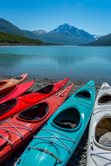 Eklutna Lake in Alaska