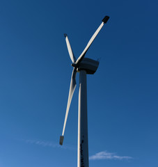 Fototapeta premium Wind power station in Jeseniky mountains