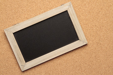 Fototapeta premium blackboard on cork background