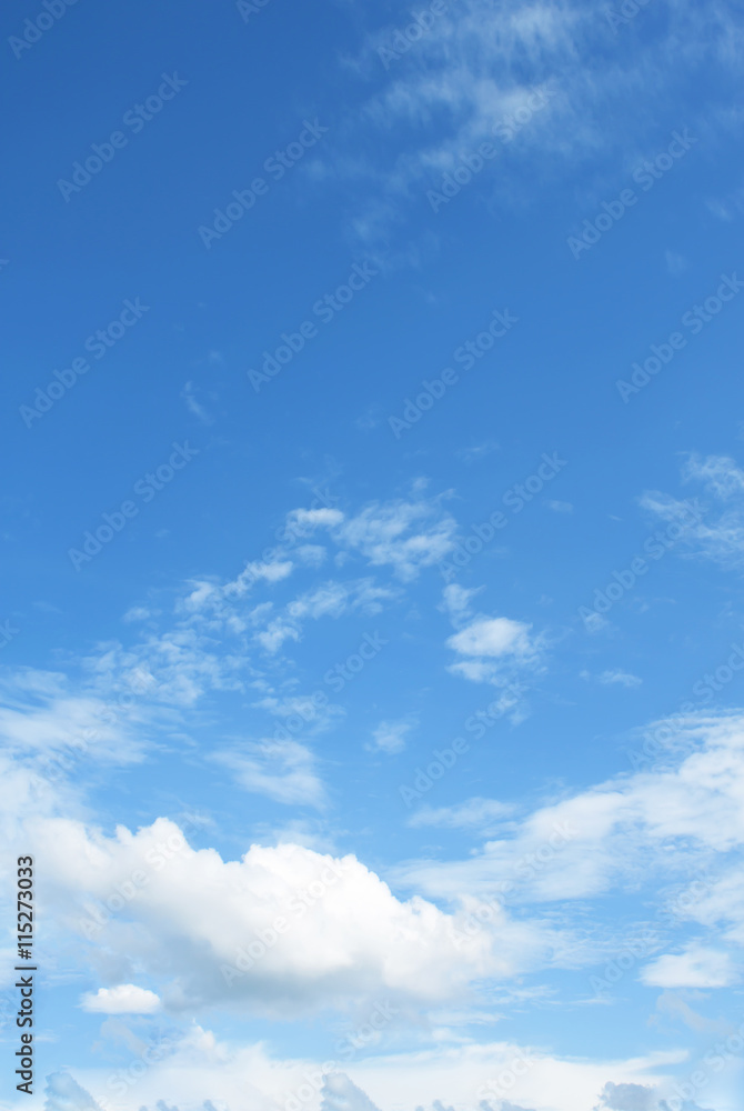 Wall mural blue sky