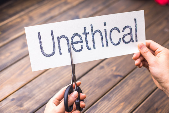unethical to ethical by scissors