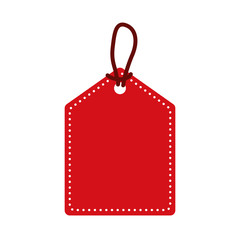 Label concept represented by tag icon. isolated and flat illustration 