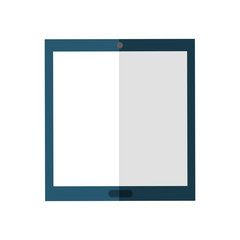 Gadget and technology concept represented by tablet icon. isolated and flat illustration 