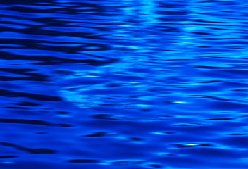 Horizontal blue fresh ocean water digital abstraction background