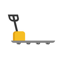 Delivery and Shipping concept represented by cart icon. isolated and flat illustration 
