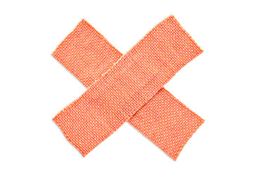 First-aid adhesive plaster.