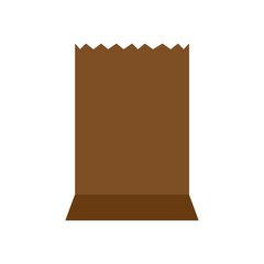 commerce concept represented by shopping bag icon. isolated and flat illustration 