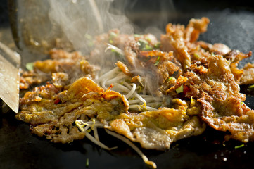 cooking thai food